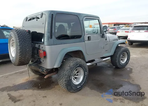 2000 Jeep Wrangler Sport z USA, uszkodzony, nr VIN 1J4FA49S7YP742444
